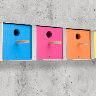  Keilbach Twitter birdhouse yellow - 3