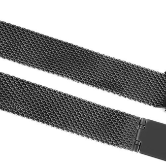 Bransoleta - Siatka Black 12 mm gr. 1,9 mm ANAB-12 - 3