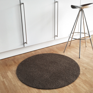  Keilbach Point round doormat, dark gray - 6