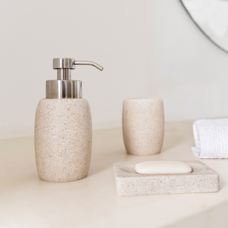  Sorema Rock white soap dispenser - 3