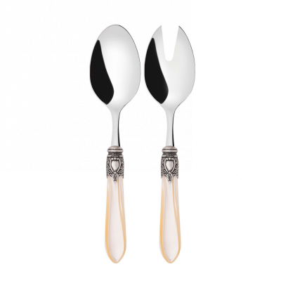 Zestaw do sałatek Casa Bugatti Oxford Ivory/Old Silver