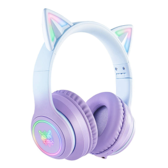  ONIKUMA B90 Bluetooth Gaming Headphones (Blue-Purple) - 5