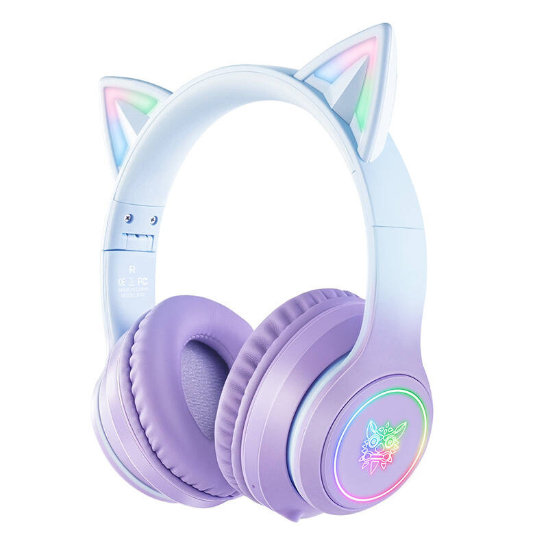  ONIKUMA B90 Bluetooth Gaming Headphones (Blue-Purple)