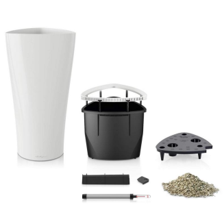 Donica Lechuza Delta Premium 30 | 40 antracyt metallic - 2