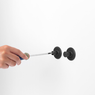  Towel hooks, 2 pcs. Brabantia ReNew Dark Gray - 4