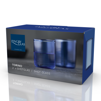 Kieliszki do wódki Lyngby Glas Torino Blue 60 ml - 2 szt. - 2