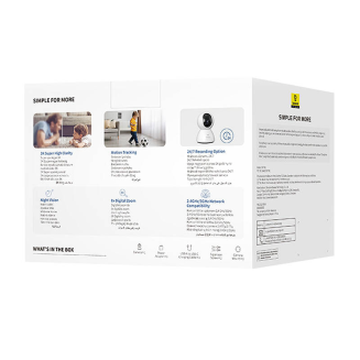 Kamera wewnętrzna Baseus P1 3K (Biała) - 9