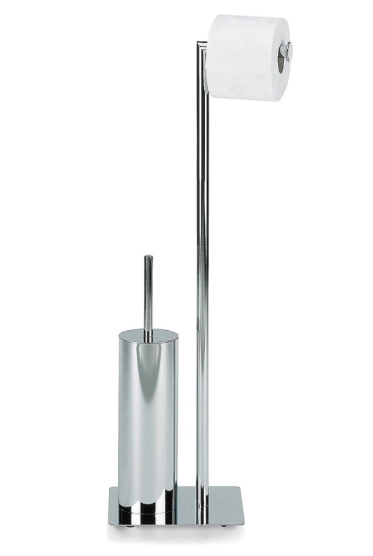 Stojak na szczotkę i papier toaletowy Kela Style Chrome