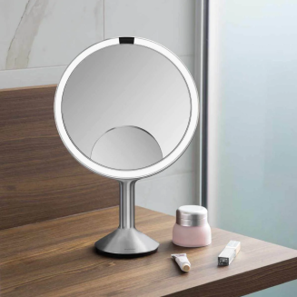  Simplehuman Trio Max 1x illuminated sensor mirror | 5x | 10x brushed steel - 2
