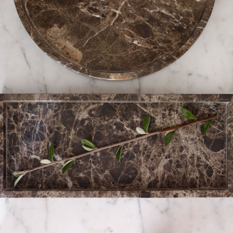 Taca łazienkowa Aquanova Hammam brown 35x15 cm - 3