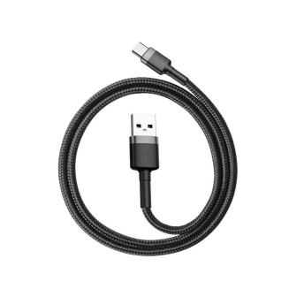 Kabel USB do USB-C Baseus Cafule 2A 2m (szaro-czarny) - 3
