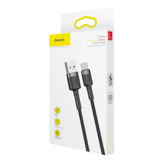 Kabel BASEUS Cafule USB-A-USB-C 2m (szaro-czarny) - 6
