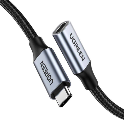  UGREEN US372 USB-C-USB-C Cable 1m Extension Cable (Black)