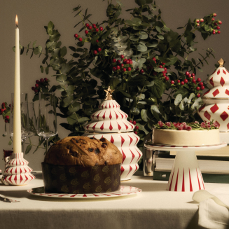 Porcelanowa patera na ciasto Alessi Delight - 5