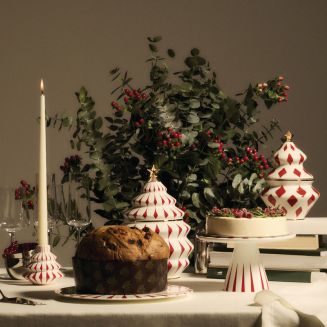 Porcelanowa patera na ciasto Alessi Delight - 2