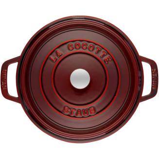 Garnek żeliwny okrągły Staub Grenadynowy 3.8 l - 2