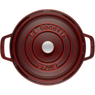 Garnek żeliwny okrągły Staub Grenadynowy 3.8 l - 2