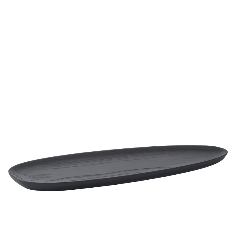  Aquanova Cole Black wooden tray 42x16 cm