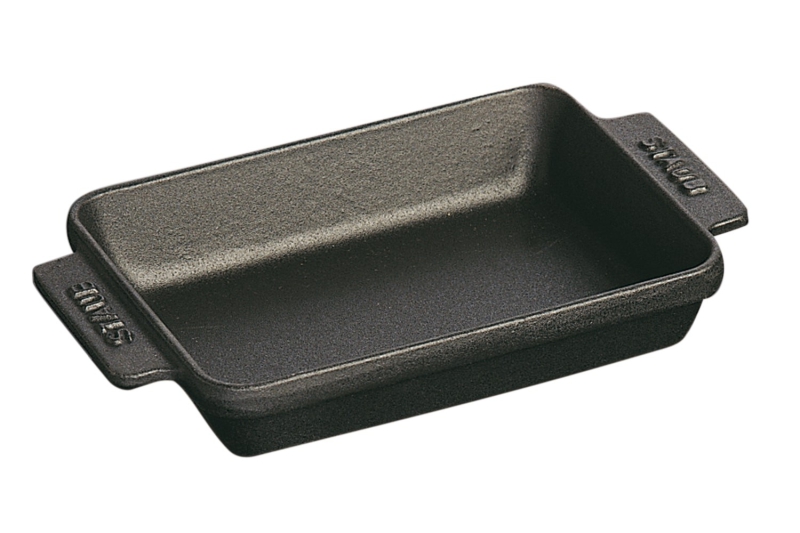  Staub mini rectangular baking tin - 250 ml, Black