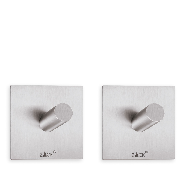  Set of 2 Zack Peco square towel racks matt