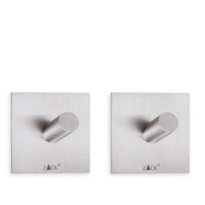  Set of 2 Zack Peco square towel racks matt