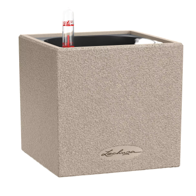 Doniczka Lechuza Canto Stone 14 kostka piaskowy beż