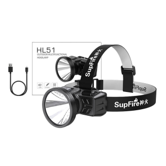 Latarka czołowa SUPERFIRE HL51 160lm USB - 2
