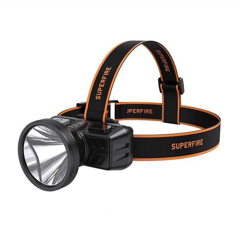 Latarka czołowa SUPERFIRE HL51 160lm USB