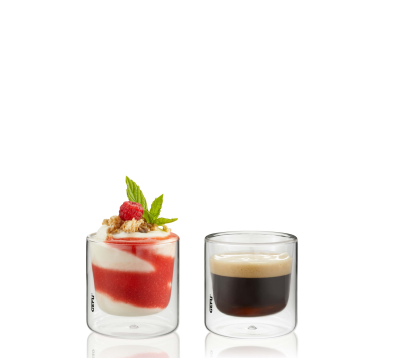 Zestaw 2 szklanek termicznych Gefu Mira 80 ml | CENA BLACK WEEKS