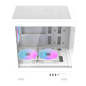 Obudowa komputerowa Darkflash DB330M + 3 wentylatory (biała) - 3