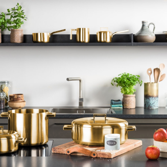Garnek głęboki Mepra Stile Oro by Pininfarina 14 l - 2