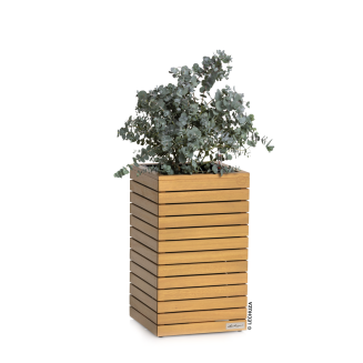 Donica Lechuza Palo natural wood 35 kolumna - 2