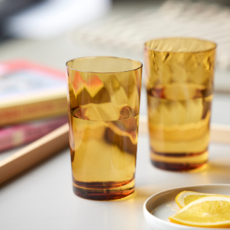 Szklanki do wody Lyngby Glass Vienna Amber 400 ml - 4 szt. - 2