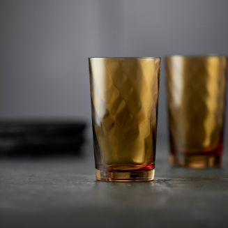 Szklanki do wody Lyngby Glass Vienna Amber 400 ml - 4 szt. - 5