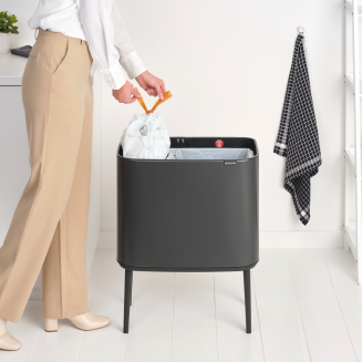 Kosz Brabantia Bo Touch Bin 23+11 l Confident Grey - 8