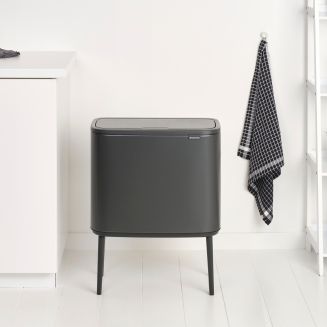 Kosz Brabantia Bo Touch Bin 23+11l Confident Grey - 11