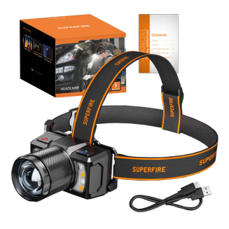 Latarka czołowa SUPERFIRE HL25 700lm USB-C - 2