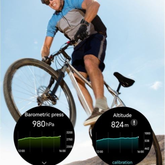 Smartwatch Męski GRAVITY GPS GT24-2 Czarny Pasek Silikonowy + Biały Pasek Silikonowy - 18