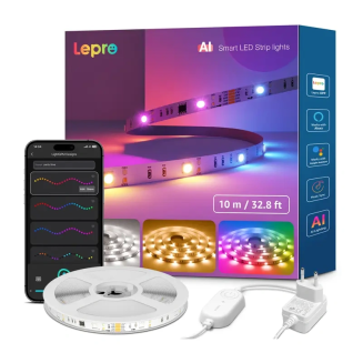 Taśma LED Lepro S2 10m Wi-Fi Bluetooth RGBIC - 2