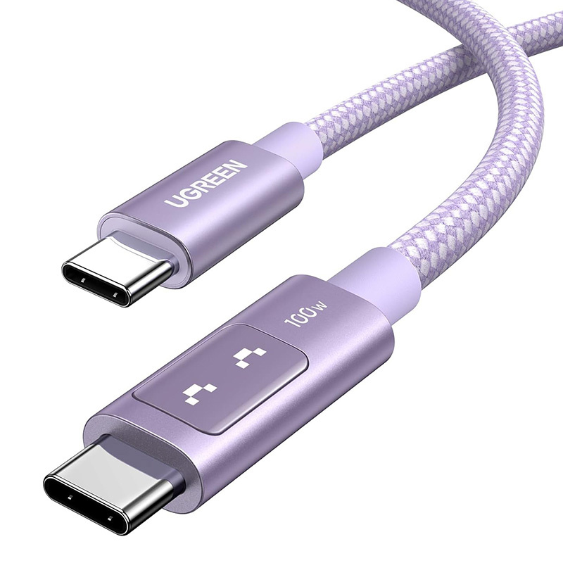  UGREEN Uno L509 USB-C-USB-C Cable 2m 100W (Purple)