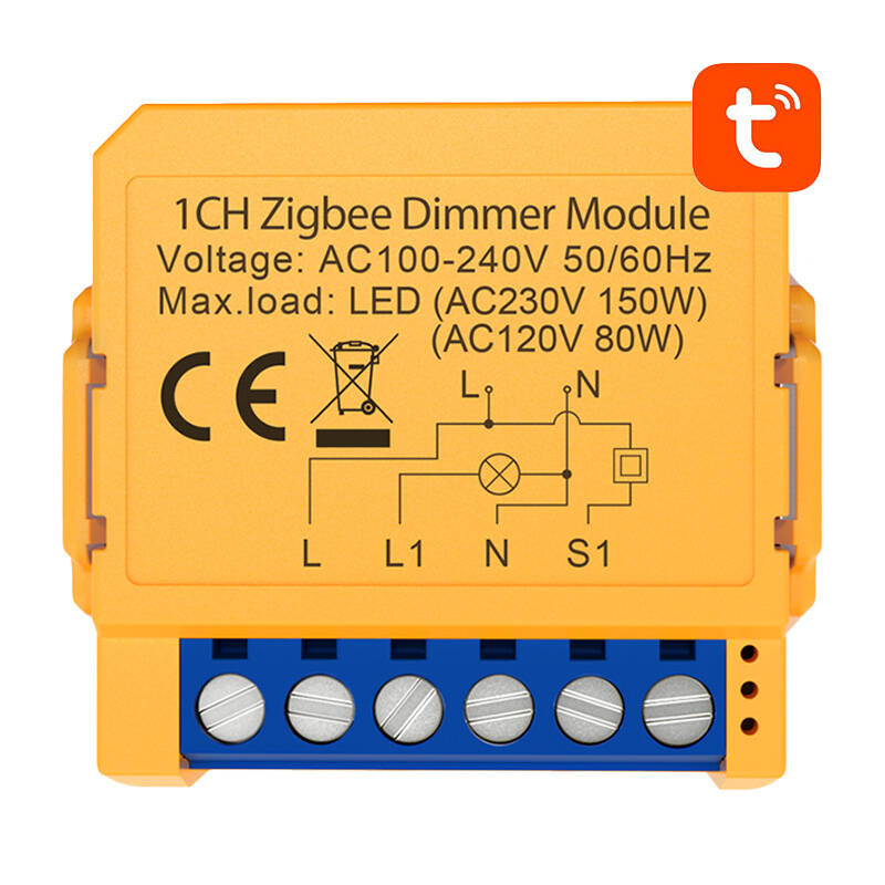 Przełącznik dopuszkowy AVATTO ZDMS16-1 Zigbee 3.0