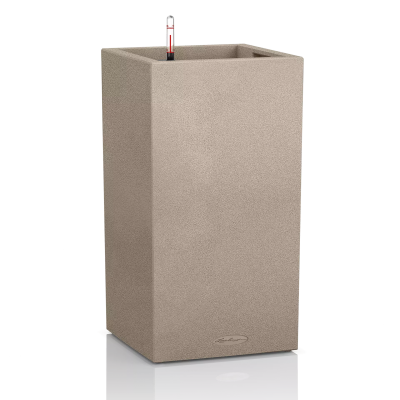 Donica Lechuza Canto Stone 30 kolumna piaskowy beż