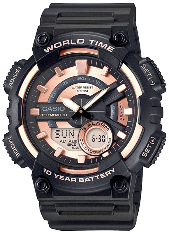 Zegarek Męski CASIO Gerton AEQ-110W-1A3VDF + BOX