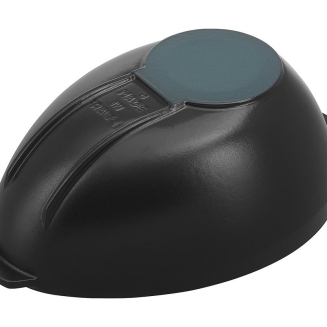 Garnek żeliwny owalny małż Staub - 2 ltr, Czarny - 3