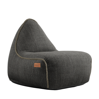  SACKit Cobana Lounge Chair gray pouffe