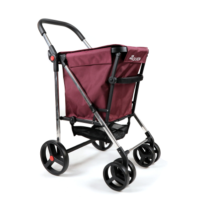 Wózek zakupowy Rolser Basket MF 4B Burdeos