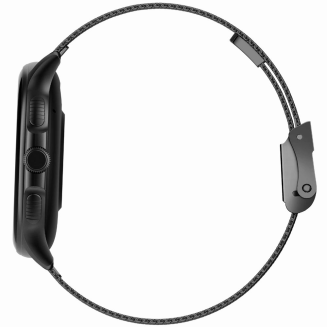 Smartwatch Damski GRAVITY GT12-2 Granatowy Pasek Silikonowy + Czarna Bransoleta - 8