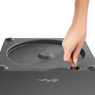 Lechuza Cube Premium 40 red gloss flowerpot - 3