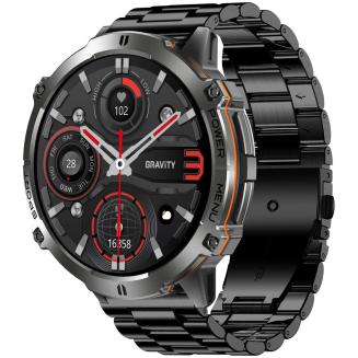 Smartwatch Gravity Czarny Pasek + Bransoleta GT42-5 - 6