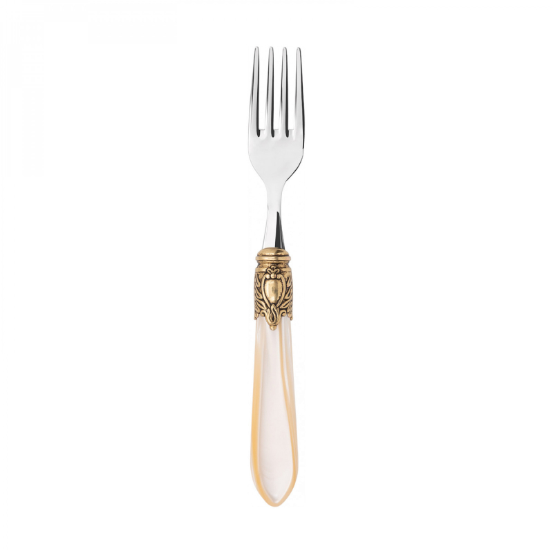 Widelec deserowy Casa Bugatti Oxford Ivory/Gold